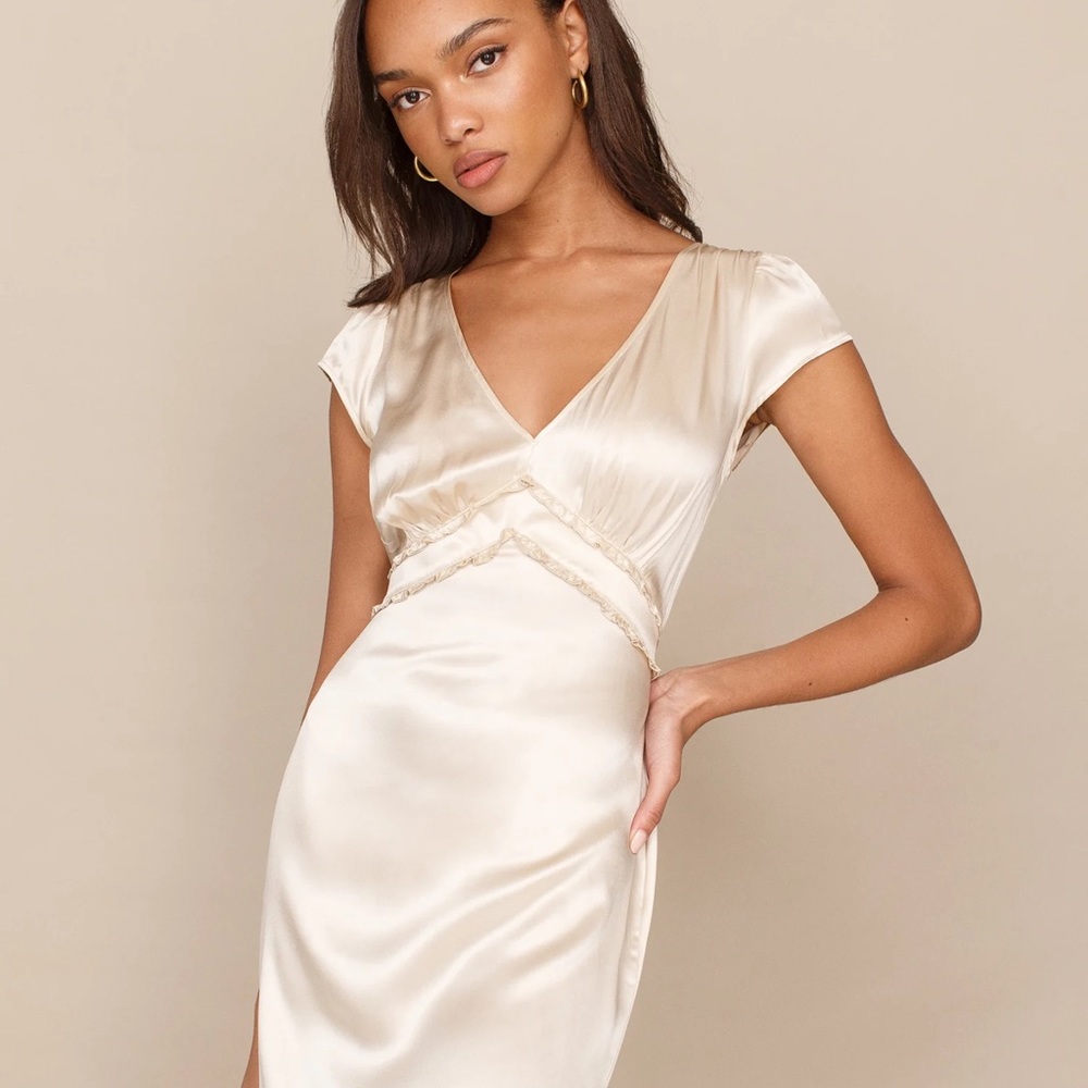 Reformation KAYE Silk Dress